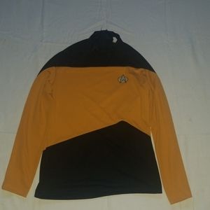 Adult Yellow Star Trek Next Generation Costume Shi